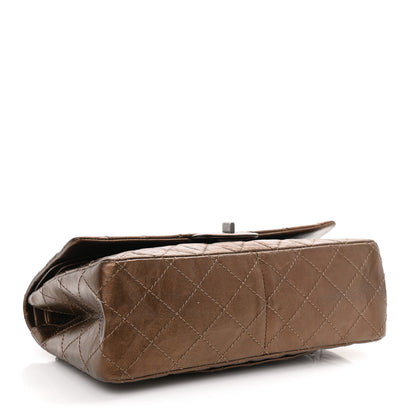 Chanel Metallic Aged Calfskin Quilted 2.55 Reissue 226 Flap Dark Copper 7 of 15