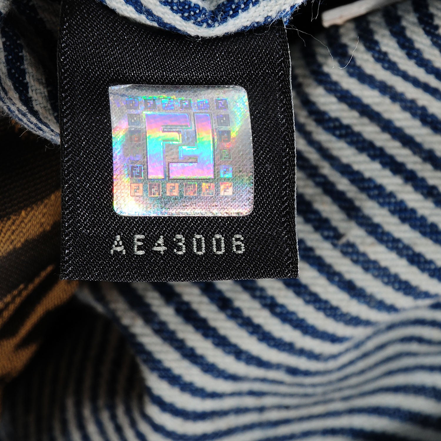 Fendi Denim Striped Spy Blue 7 of 9