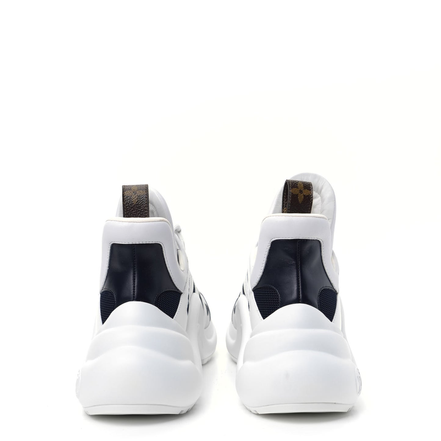 Calfskin Technical Nylon LV Archlight Sneakers 41 Marine