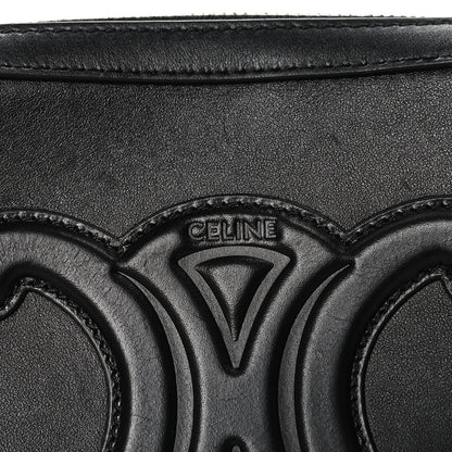 Celine Smooth Calfskin Cuir Triomphe Camera Shoulder Bag Black 6 of 10
