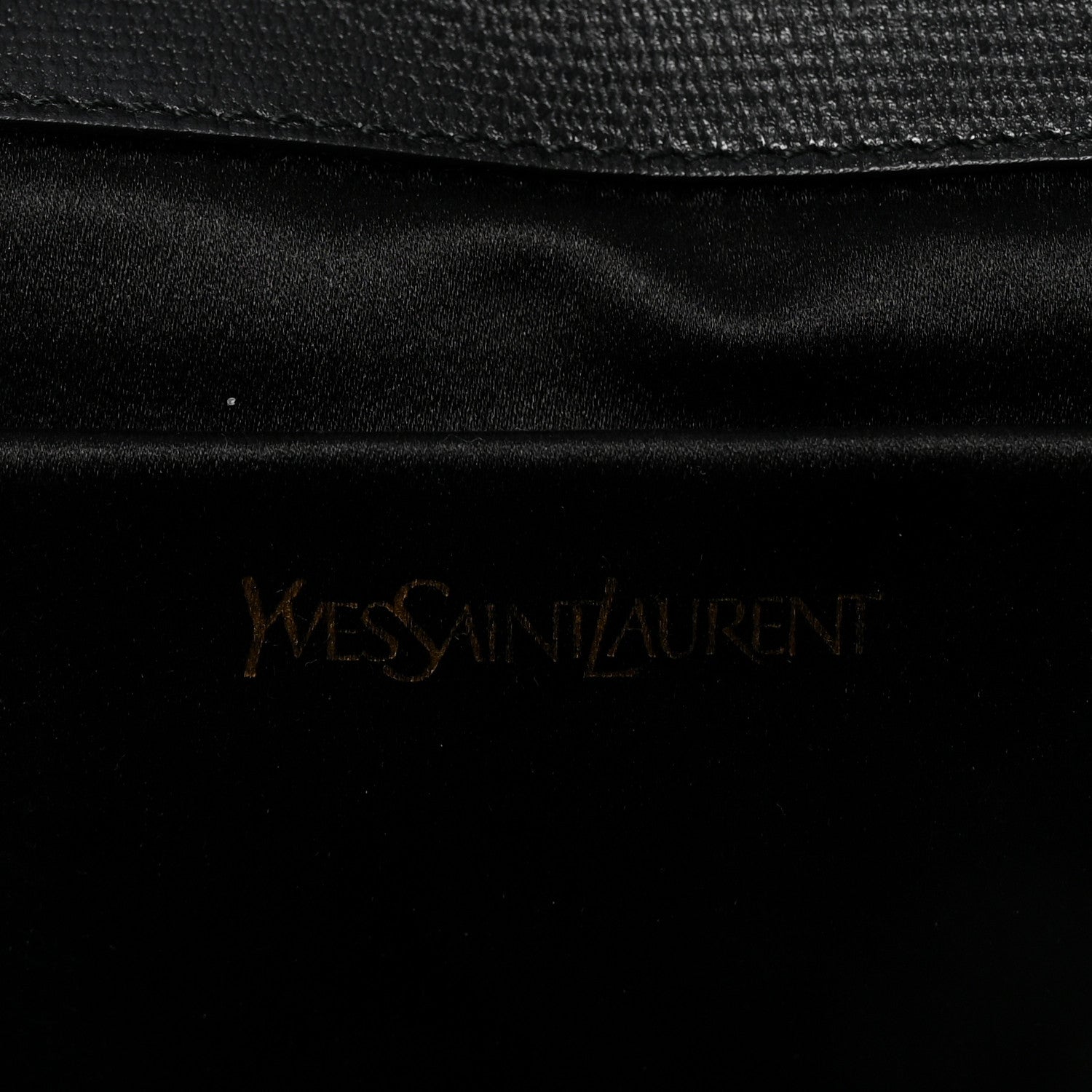 Saint Laurent Textured Calfskin Classic Y Ligne Clutch Black 6 of 6