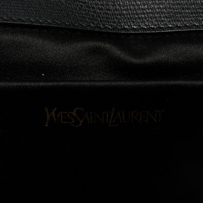 Saint Laurent Textured Calfskin Classic Y Ligne Clutch Black 6 of 6