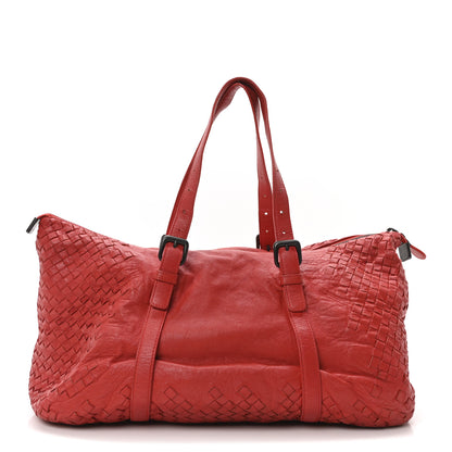 Bottega Veneta Nappa Intrecciato Buckle Tote Red 1 of 9