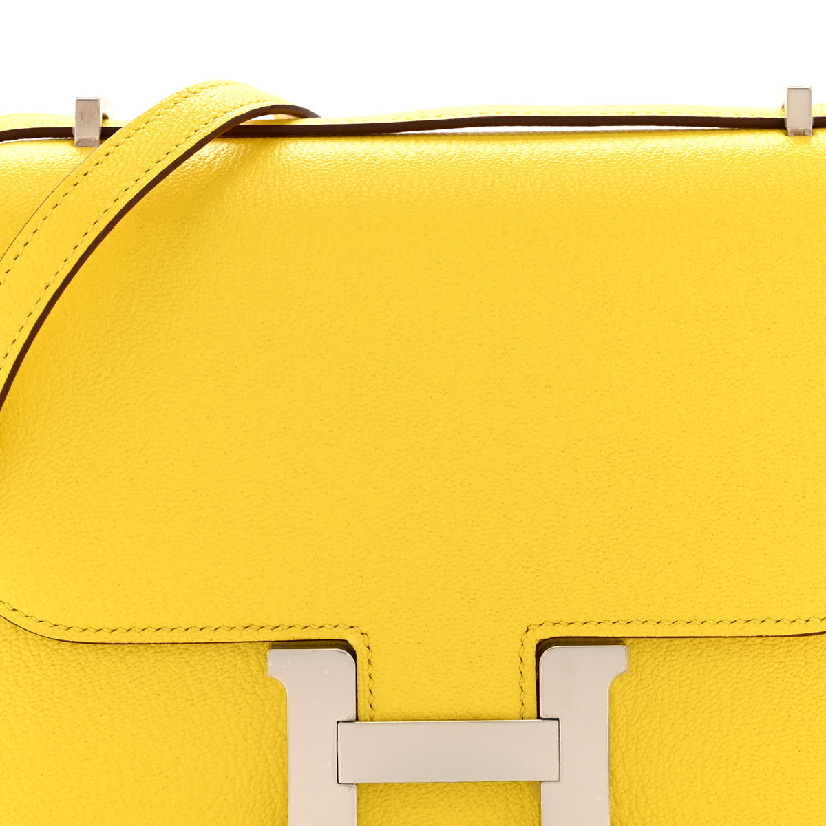 Hermes Chevre Mysore Constance 18 Jaune De Naples 9 of 12