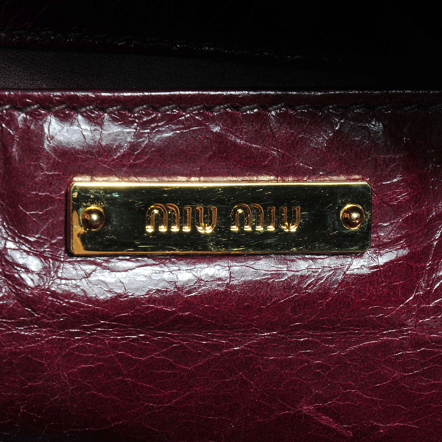 Vitello Shine Double Zip Tote Amaranth