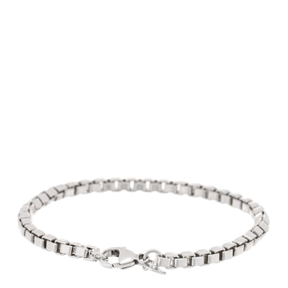 Tiffany Sterling Silver 4mm Venetian Link Bracelet 2 of 3