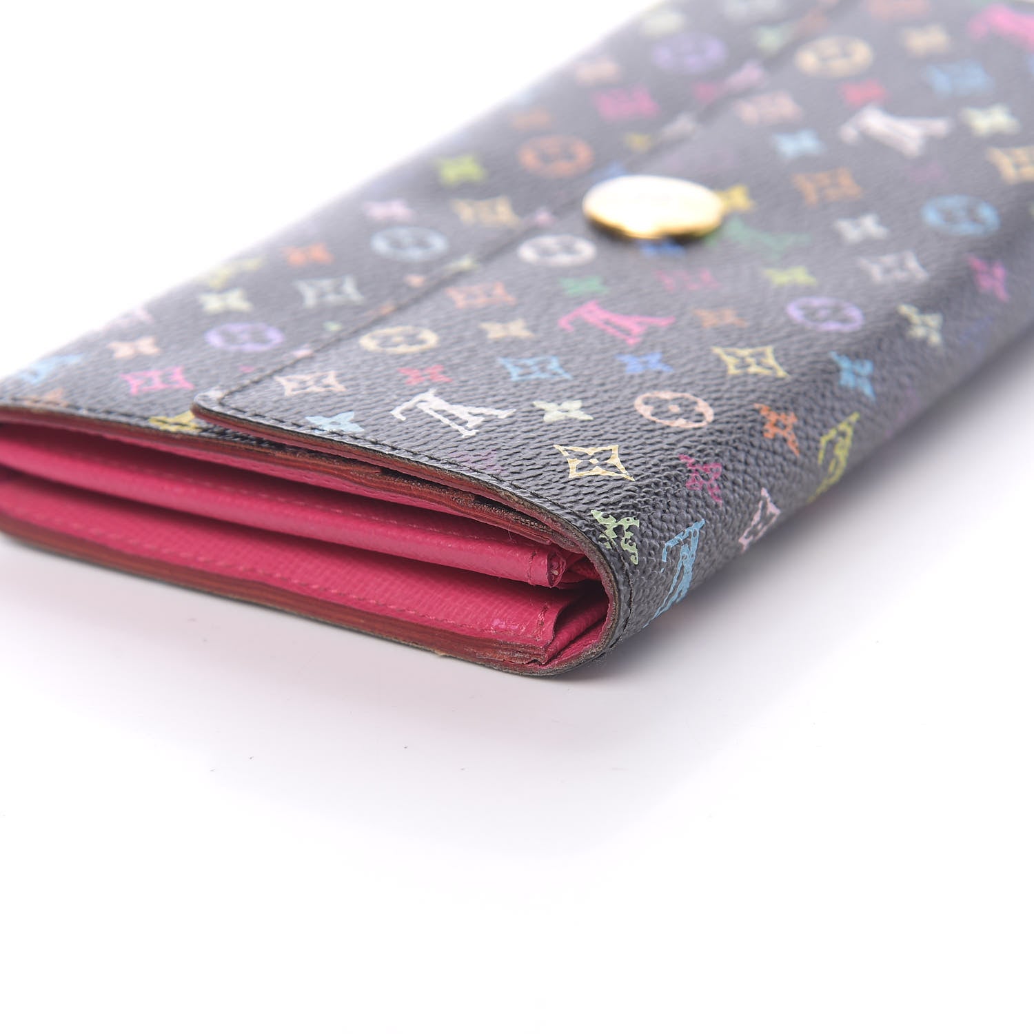 Louis Vuitton Monogram Multicolor Sarah Wallet Black Grenade 16 of 16