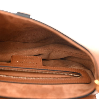 Christian Dior Grained Calfskin Saddle Bag Camello 4 of 8