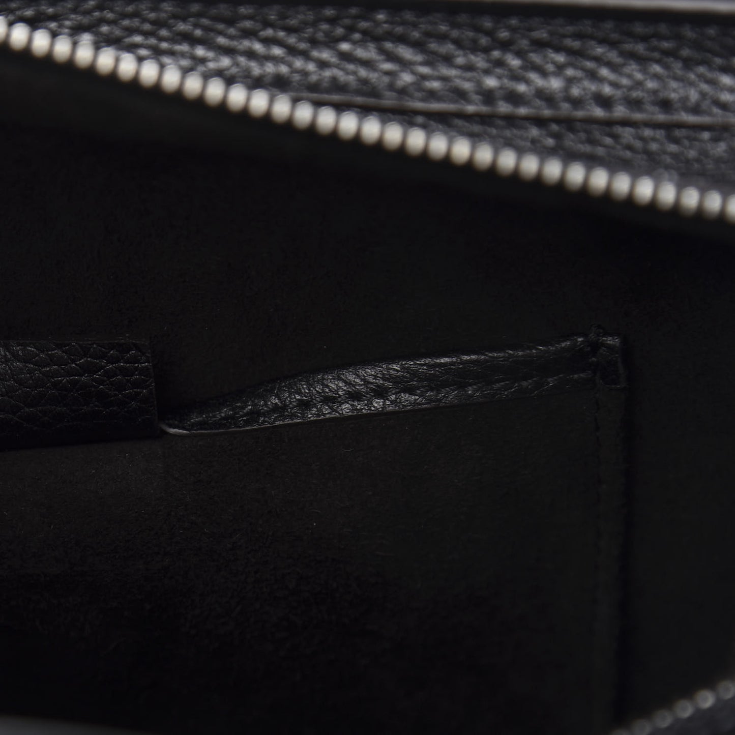 Drummed Calfskin Nano Luggage Black