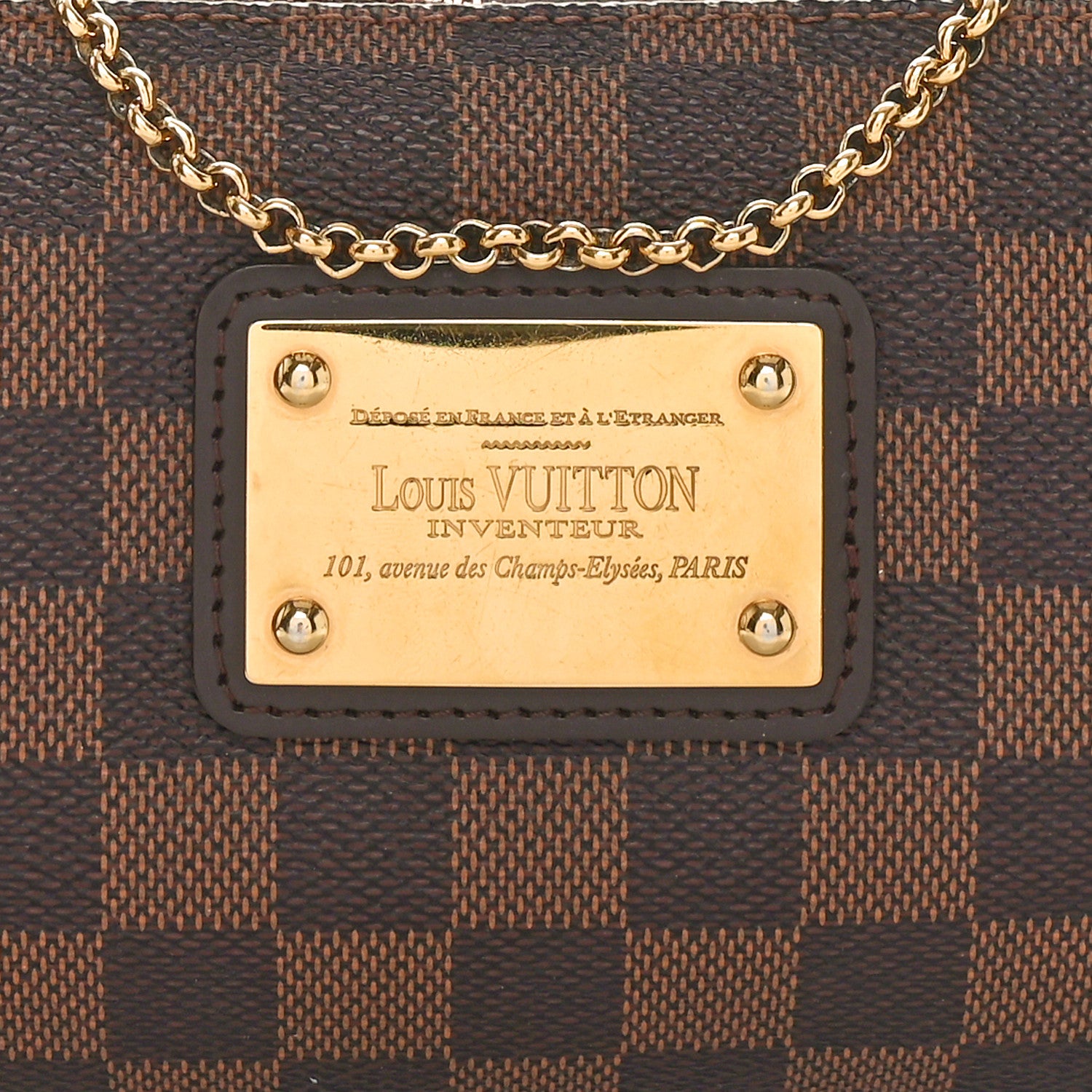 Louis Vuitton Damier Ebene Eva Clutch 8 of 11