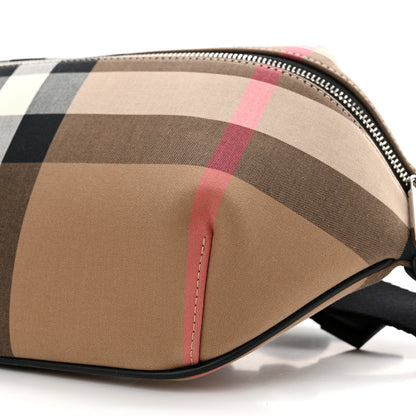 Burberry IP Check Sonny Bum Bag Taupe Brown 10 of 10