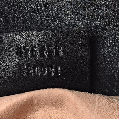 Gucci Calfskin Matelasse Super Mini GG Marmont Shoulder Bag Black 7 of 10