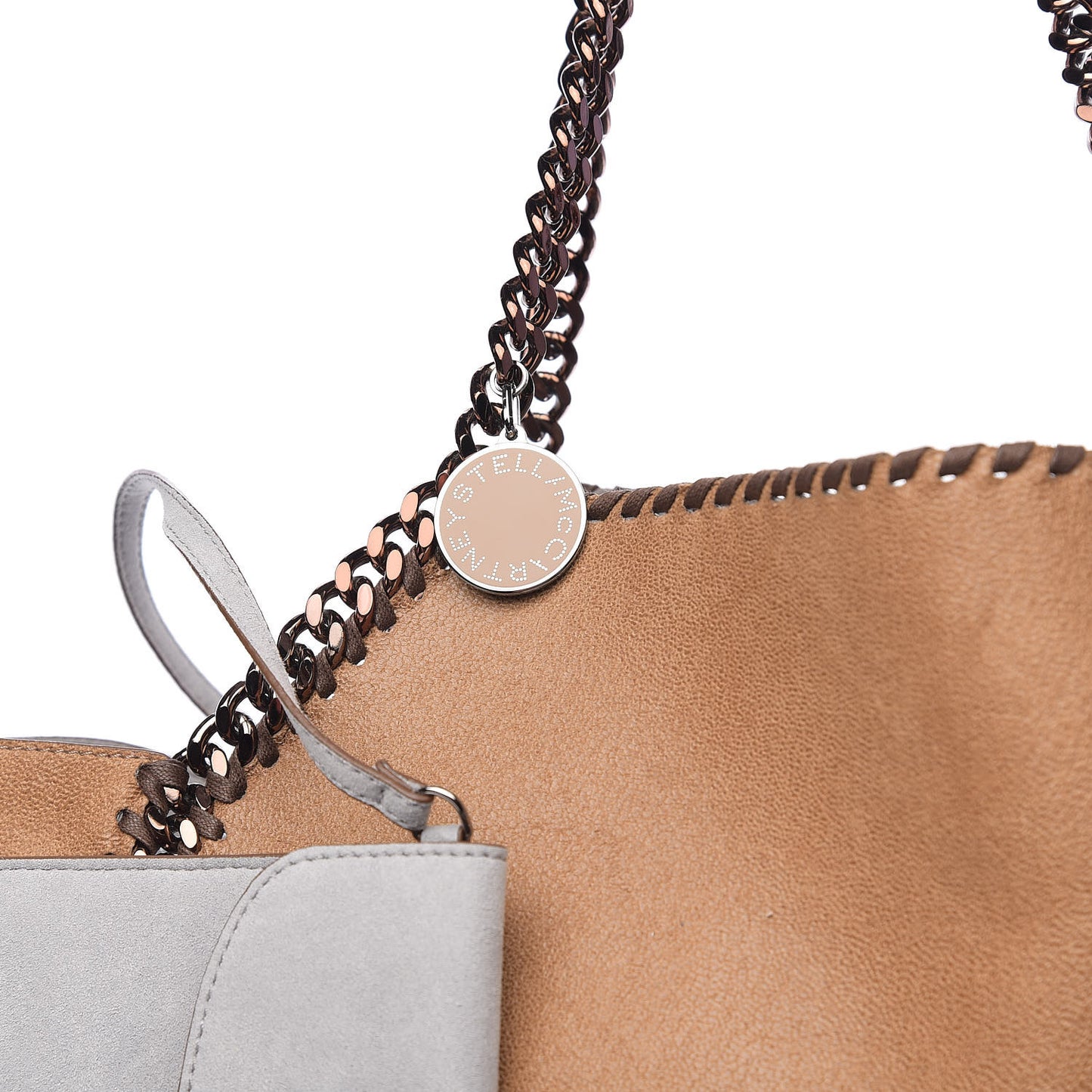 Shaggy Deer Falabella Reversible Tote Camel
