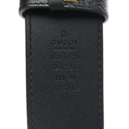 Gucci Textured Calfskin Double G 40mm Belt 110 44 Black 5 of 6