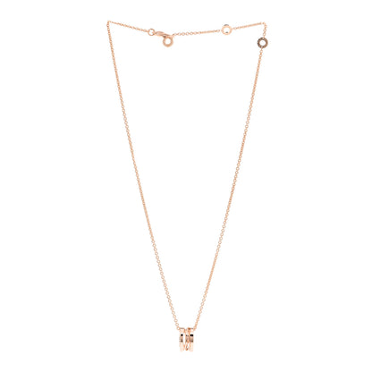 Bulgari 18K Rose Gold B.Zero1 Open Legends Pendant Necklace 3 of 5
