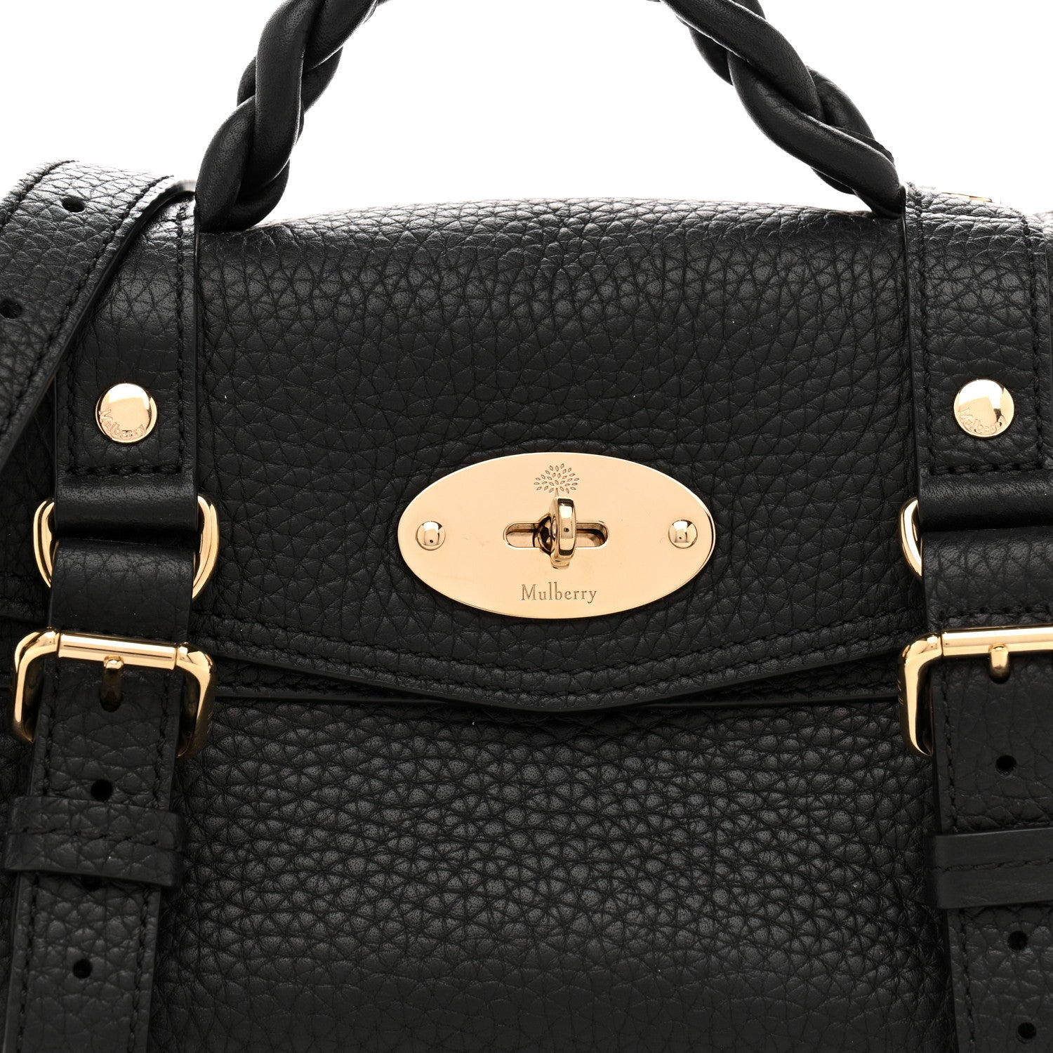 Mulberry Heavy Grain Mini Alexa Black 9 of 11