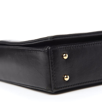 Chanel Lambskin Quilted CC Chocolate Bar Flap Black 6 of 12