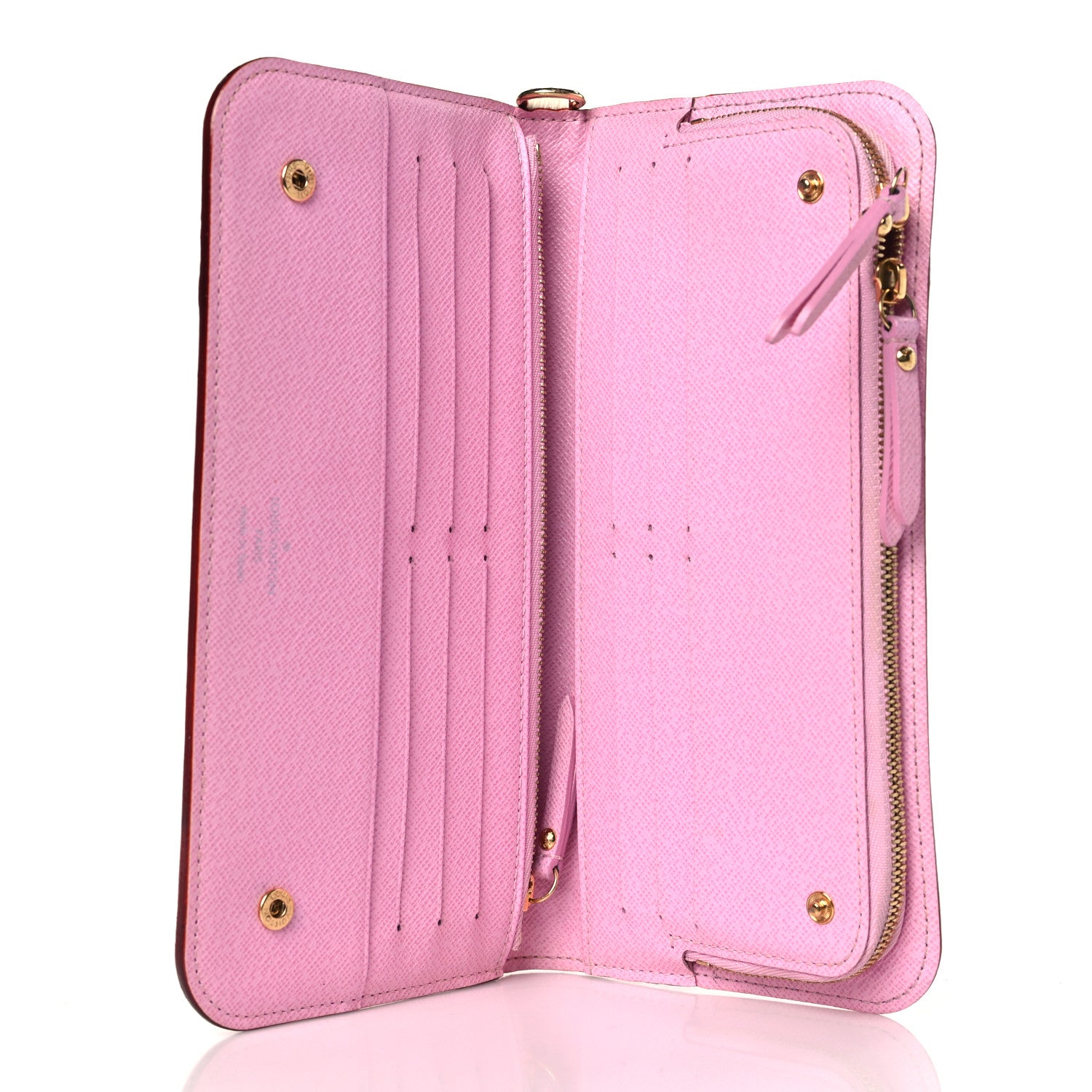 Louis Vuitton Monogram Multicolor Insolite Wallet White Litchi 3 of 6