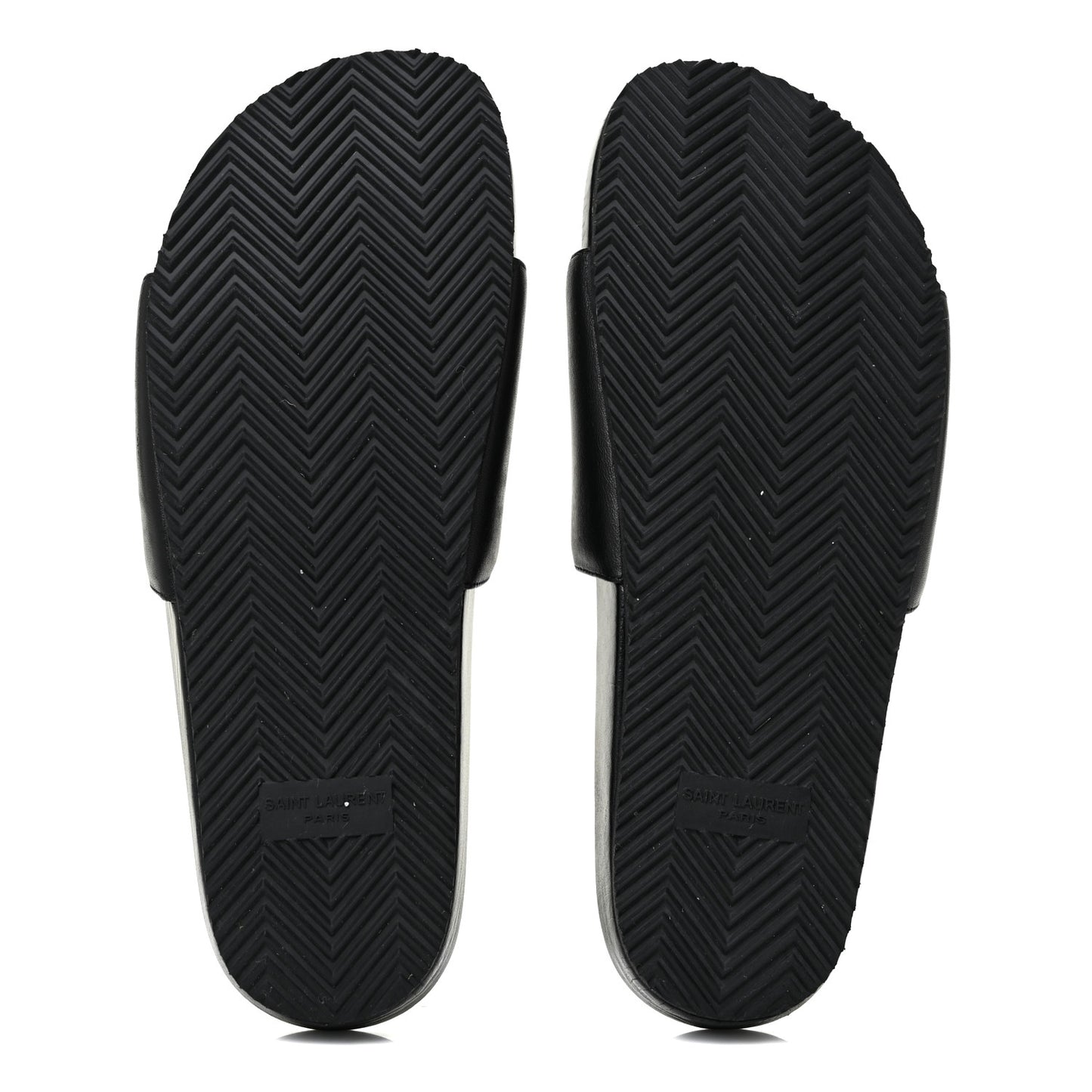 Calfskin Monogram Jimmy Joan Slide Sandals 39 Black