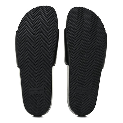 Saint Laurent Calfskin Monogram Jimmy Joan Slide Sandals 39 Black 5 of 10