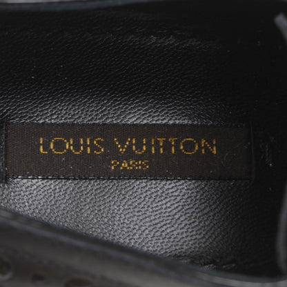 Louis Vuitton Mens Perforated Leather Lace Up Shoes 37 Black 7 of 9