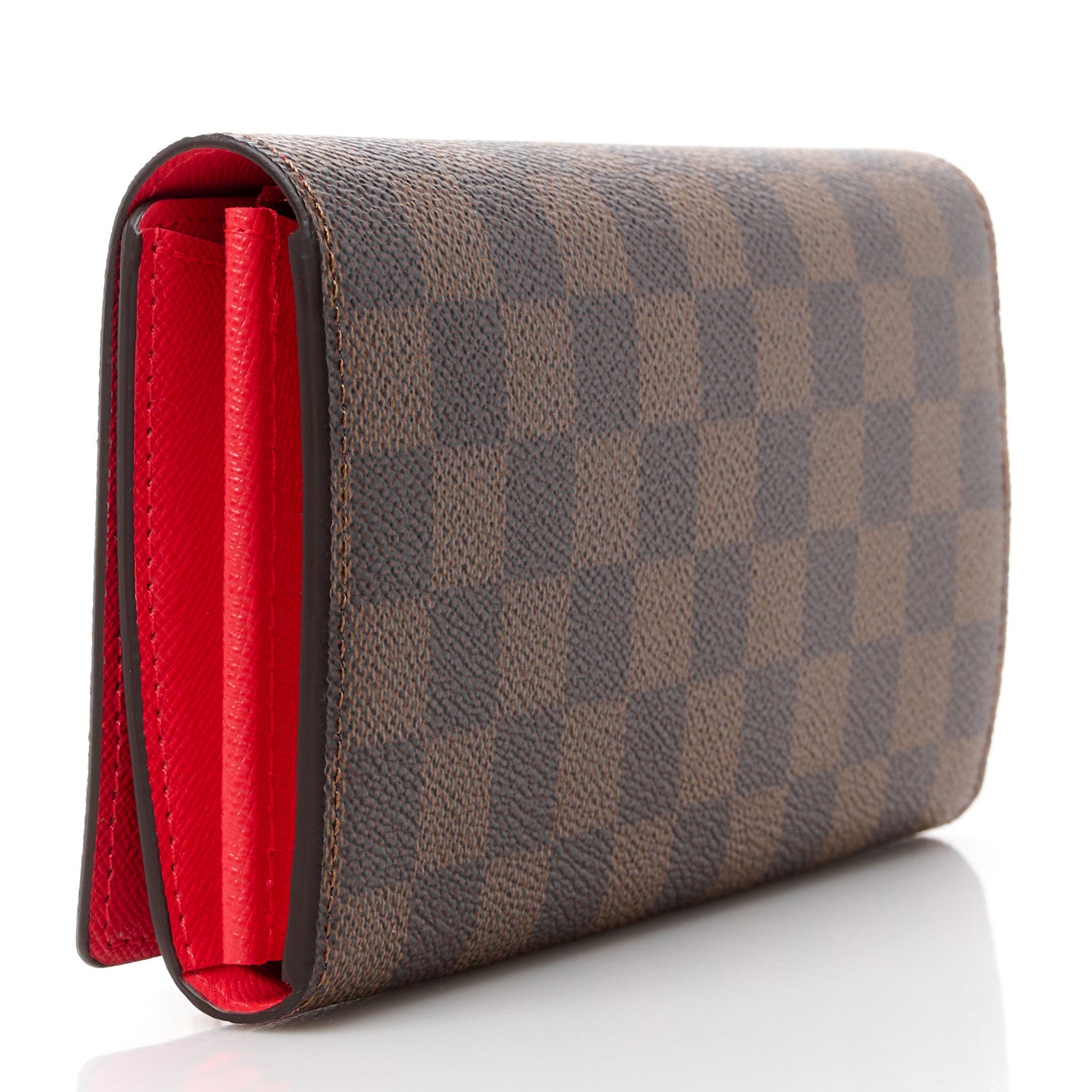 Louis Vuitton LOUIS VUITTON Damier Ebene 2021 Christmas Animation London Sarah Wallet 3 of 11