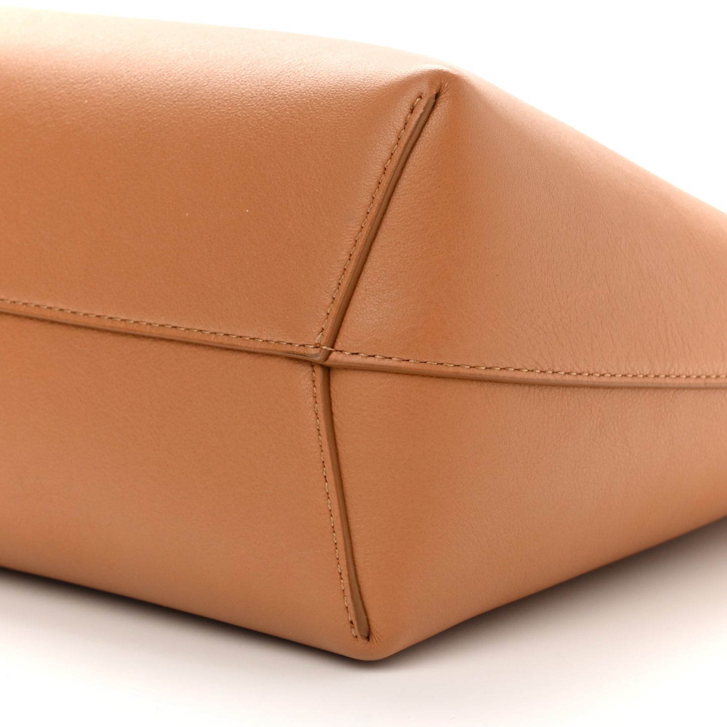 Polished Calfskin Mini Candy Bag Caramel