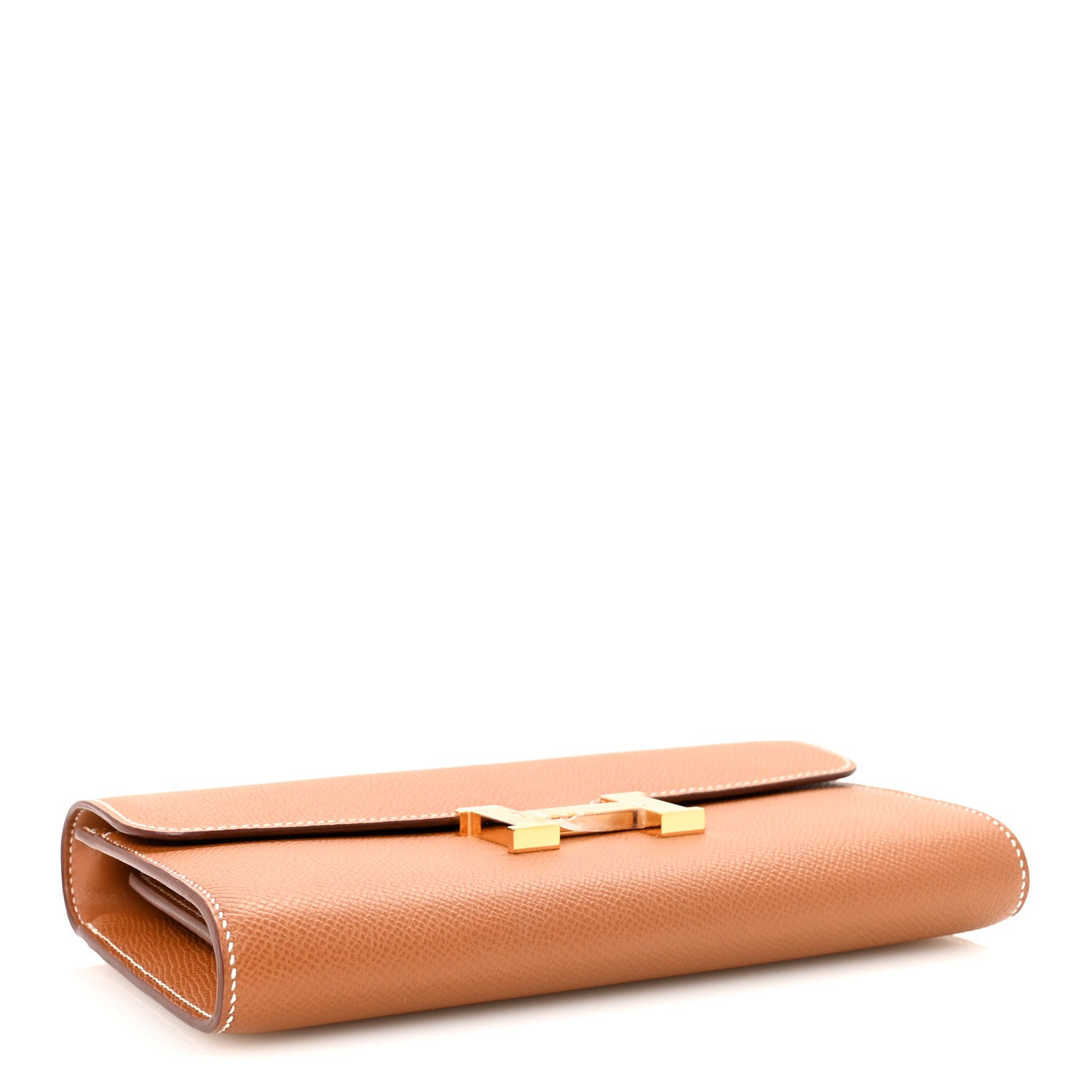 Hermes Epsom Constance Long Wallet To Go Gold 4 of 10