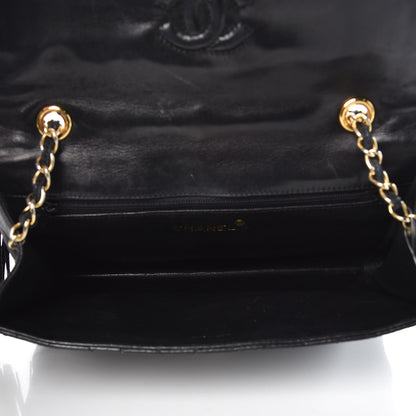 Chanel Lambskin Quilted Tassel Shoulder Flap Bag Black 5 of 15