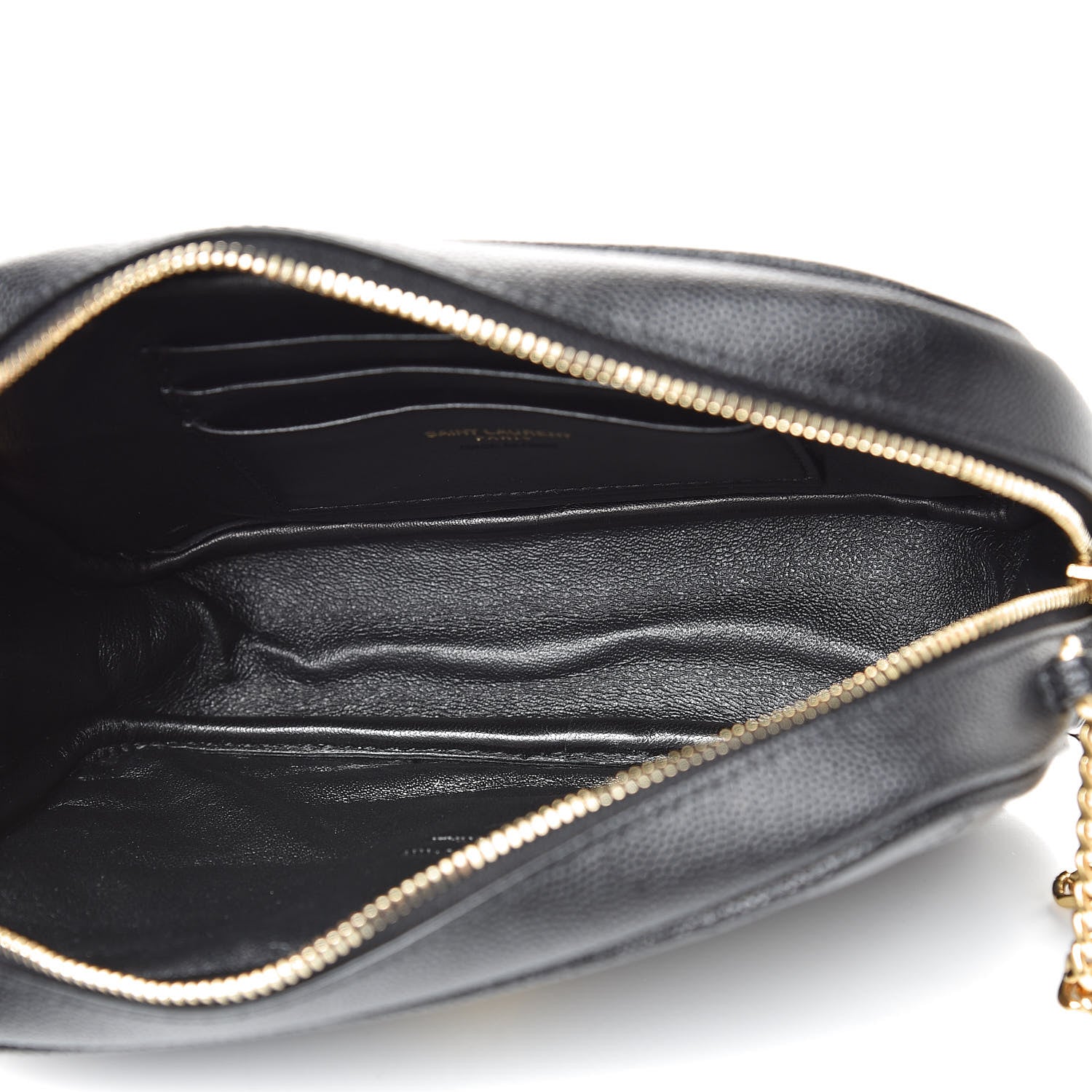 Saint Laurent Grain De Poudre Matelasse Monogram Mini Lou Camera Bag Black 5 of 10