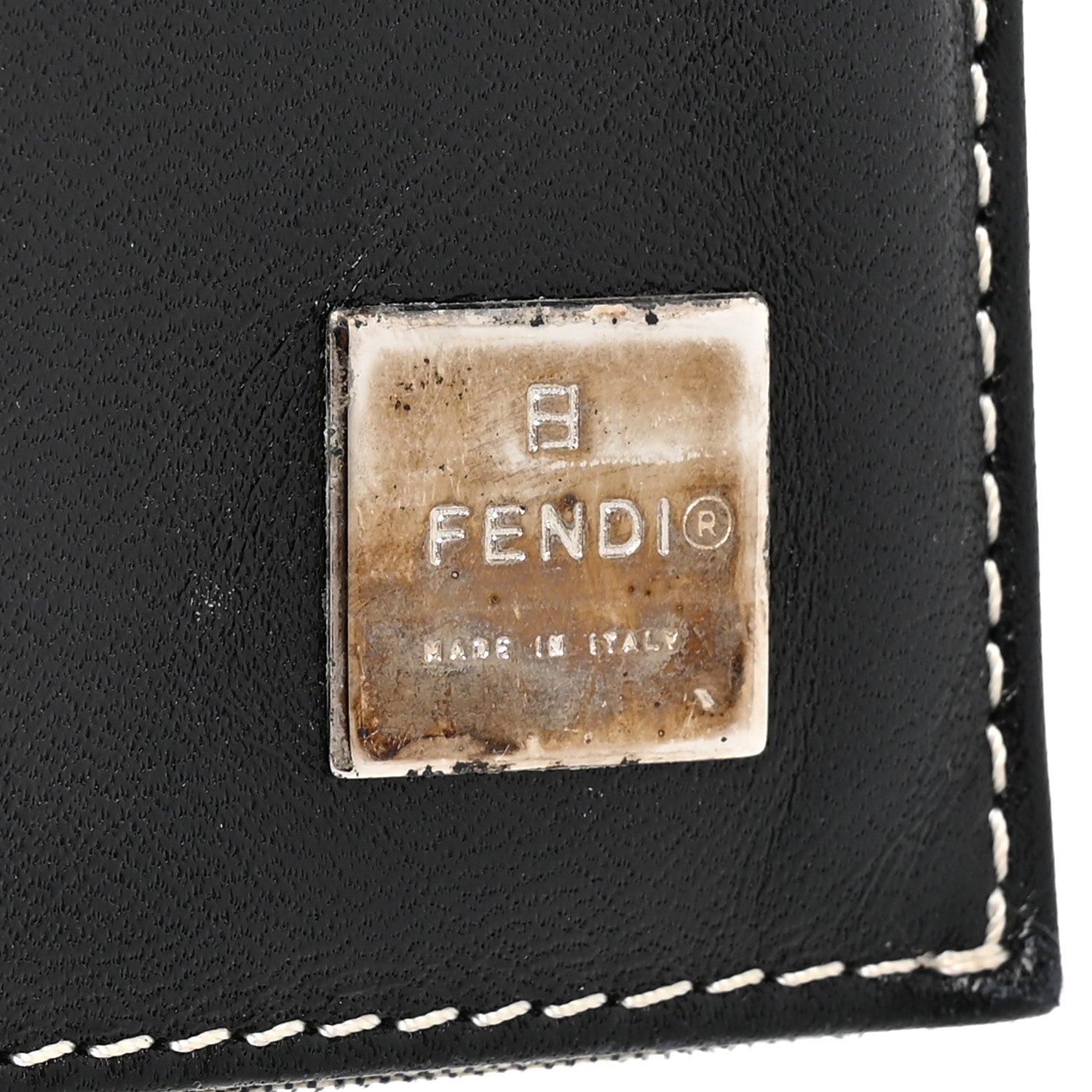 Fendi Zucchino Forever Continental Wallet Navy 7 of 12
