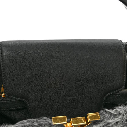 Louis Vuitton Astrakhan Capucines MM Gray 10 of 12