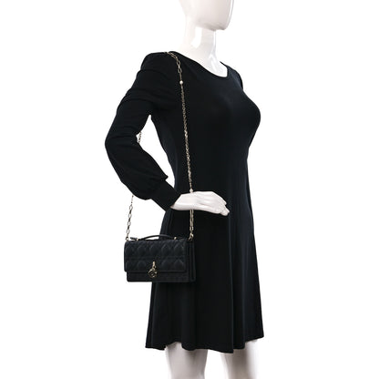 Christian Dior Lambskin Cannage Mini My Dior Bag Black 2 of 10