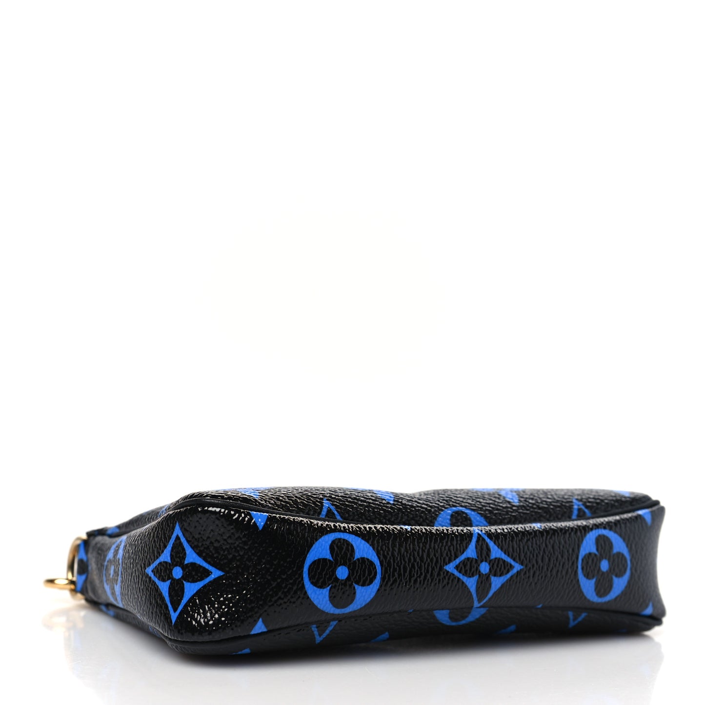 Colored Monogram Mini Pochette Accessories Blue Black