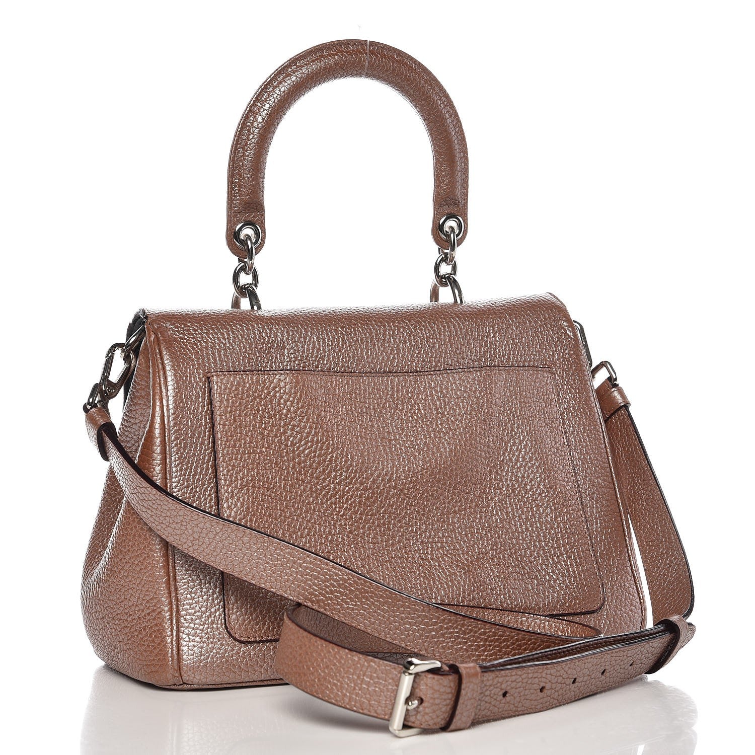 Christian Dior Metallic Bullcalf Small Be Dior Flap Pink 3 of 13