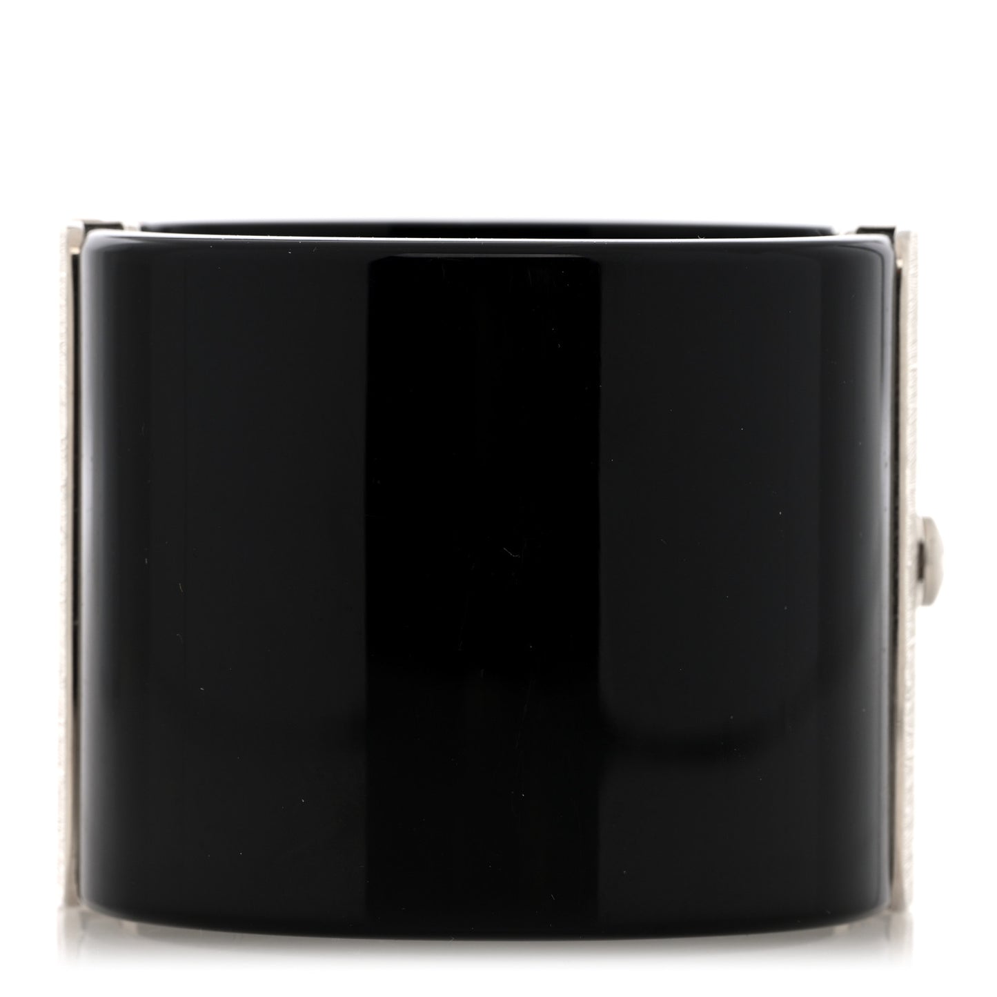 Resin Crystal Pearl CC Cuff Black