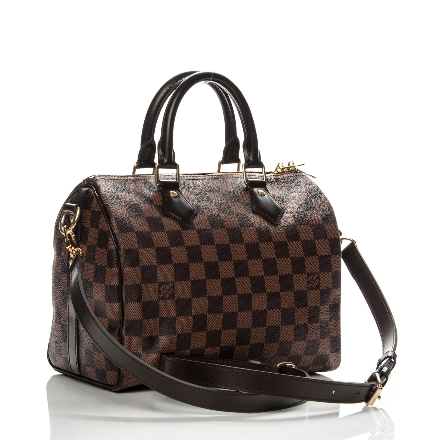 Damier Ebene Speedy Bandouliere 25