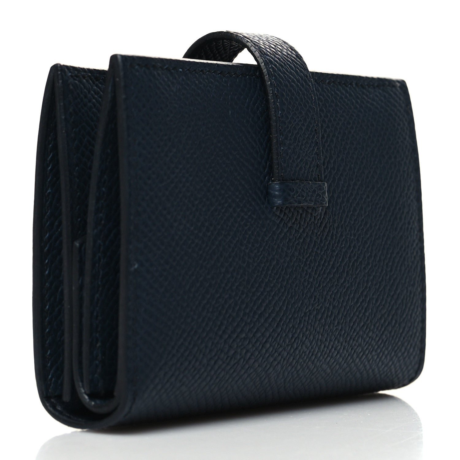 Hermes Epsom Mini Bearn Wallet Bleu Indigo 3 of 10