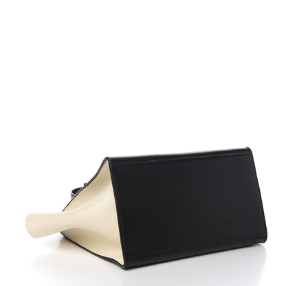 Celine Drummed Calfskin Medium Tri-Color Trapeze Light Khaki 3 of 14