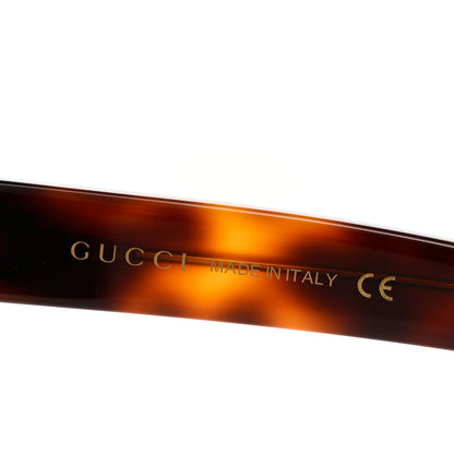 Gucci Acetate Square Frame Sunglasses GG0029SA Tortoise 6 of 8