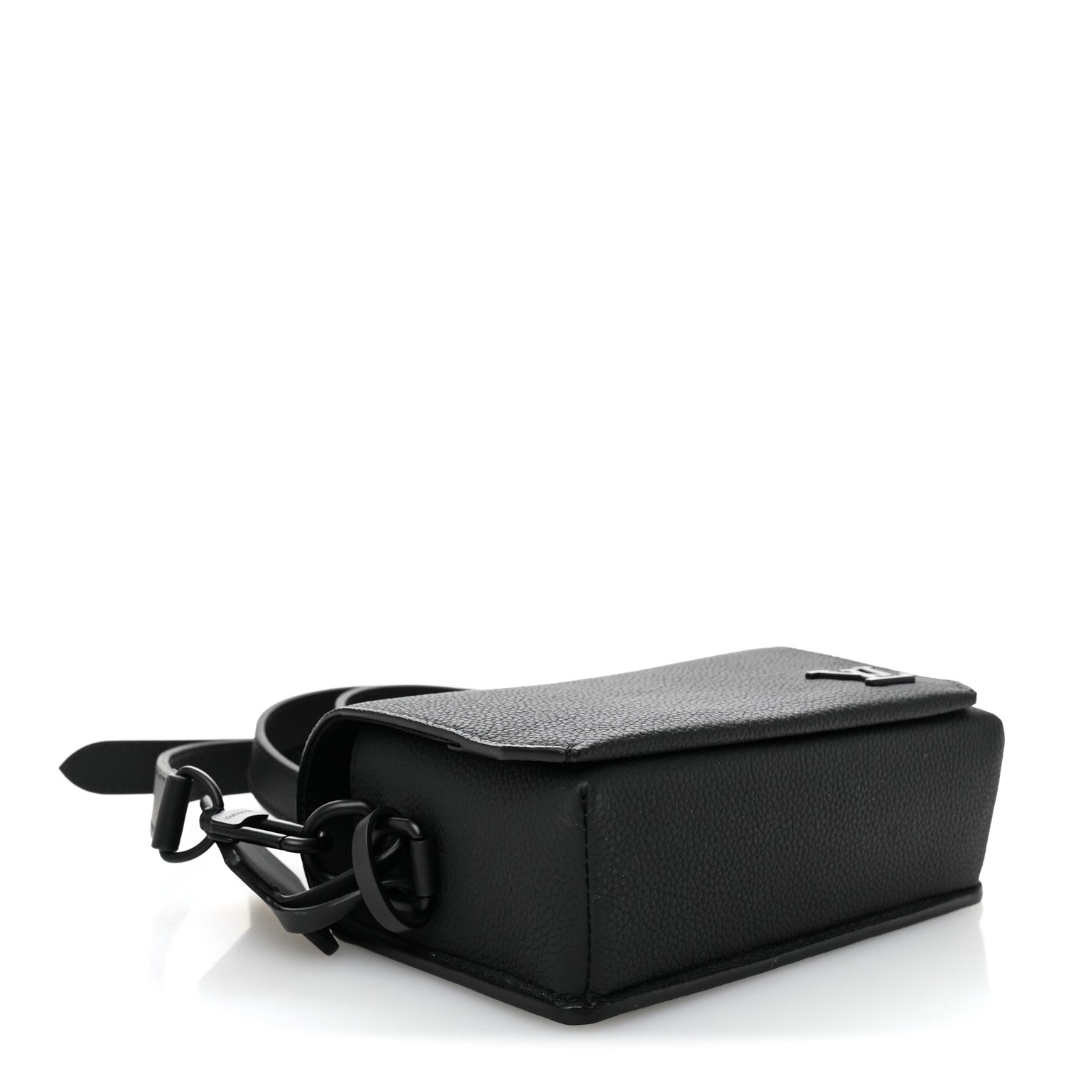 Louis Vuitton Calfskin Aerogram Fastline Wearable Wallet Black 4 of 10