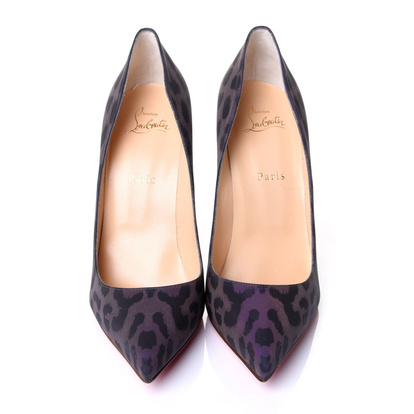 Nylon Reflex Leopard Pigalle Follies 100 Pumps 40.5 Multi