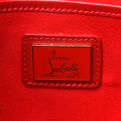 Christian Louboutin Patent Scarabe Loubiposh Spikes Chain Clutch Ocean Amazon 6 of 11