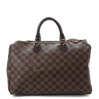 Louis Vuitton Damier Ebene Speedy 35 1 of 16