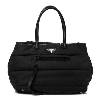 Prada Tessuto Nylon Bomber Tote Black 1 of 4