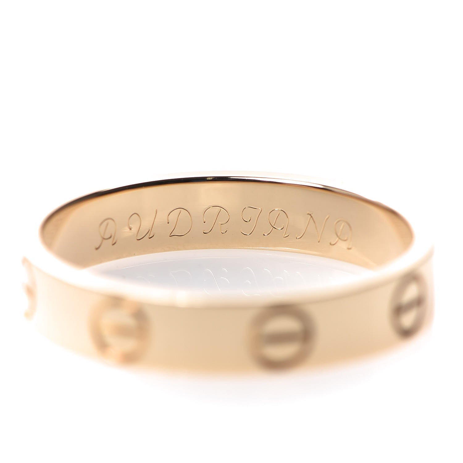 Cartier 18K Yellow Gold 3.5mm LOVE Wedding Band Ring 52 6 4 of 5
