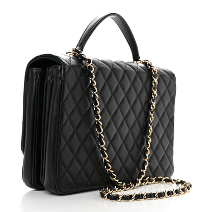 Chanel Lambskin Quilted Medium Citizen Chic Flap Black 2 of 11