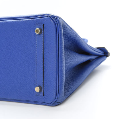 Hermes Togo Birkin 30 Bleu Electrique 11 of 13