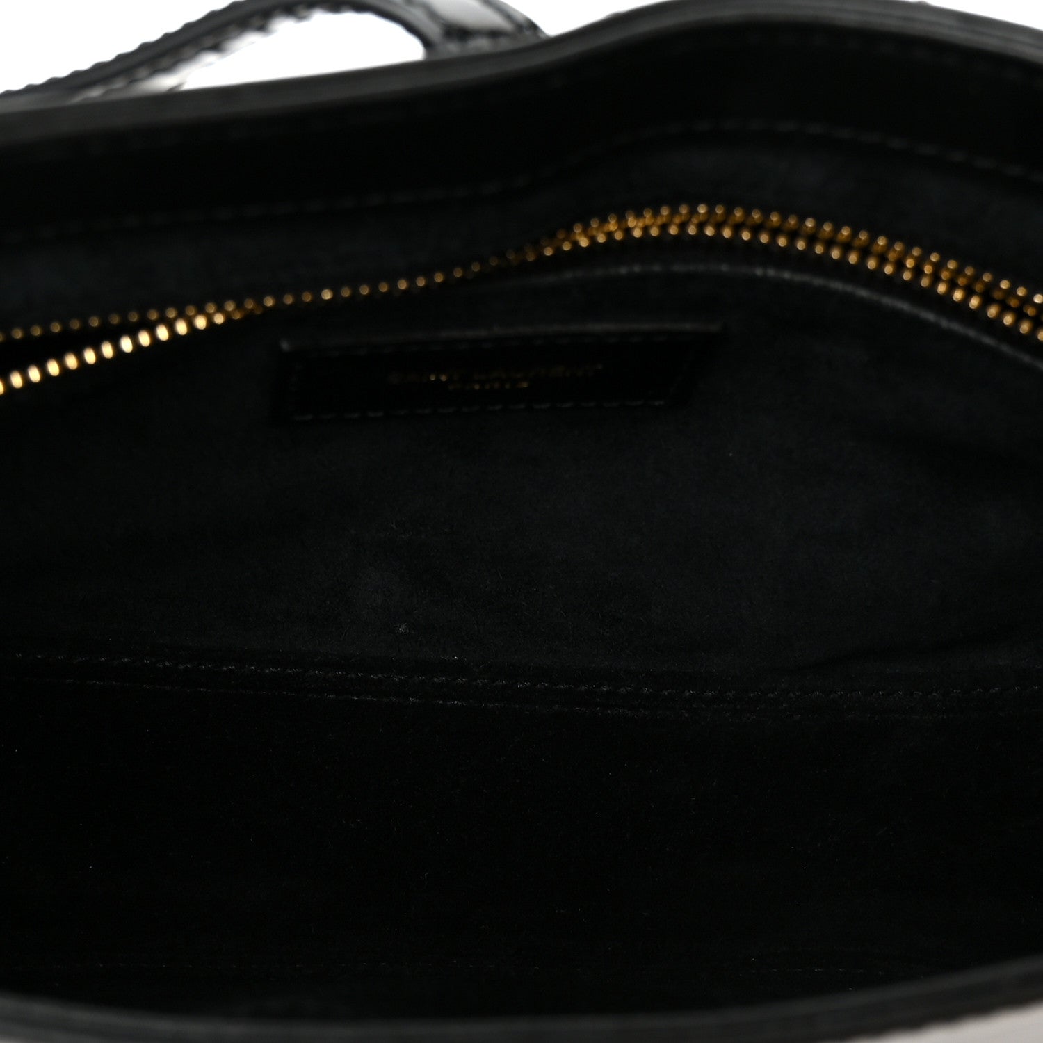 Saint Laurent Patent Le 5 A 7 Hobo Black 4 of 9