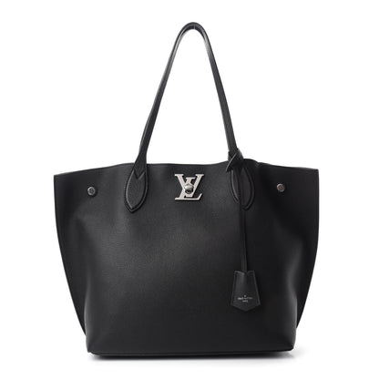 Louis Vuitton Calfskin Lockme Go Tote Black 1 of 11
